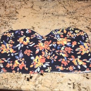Floral Bandeau top
